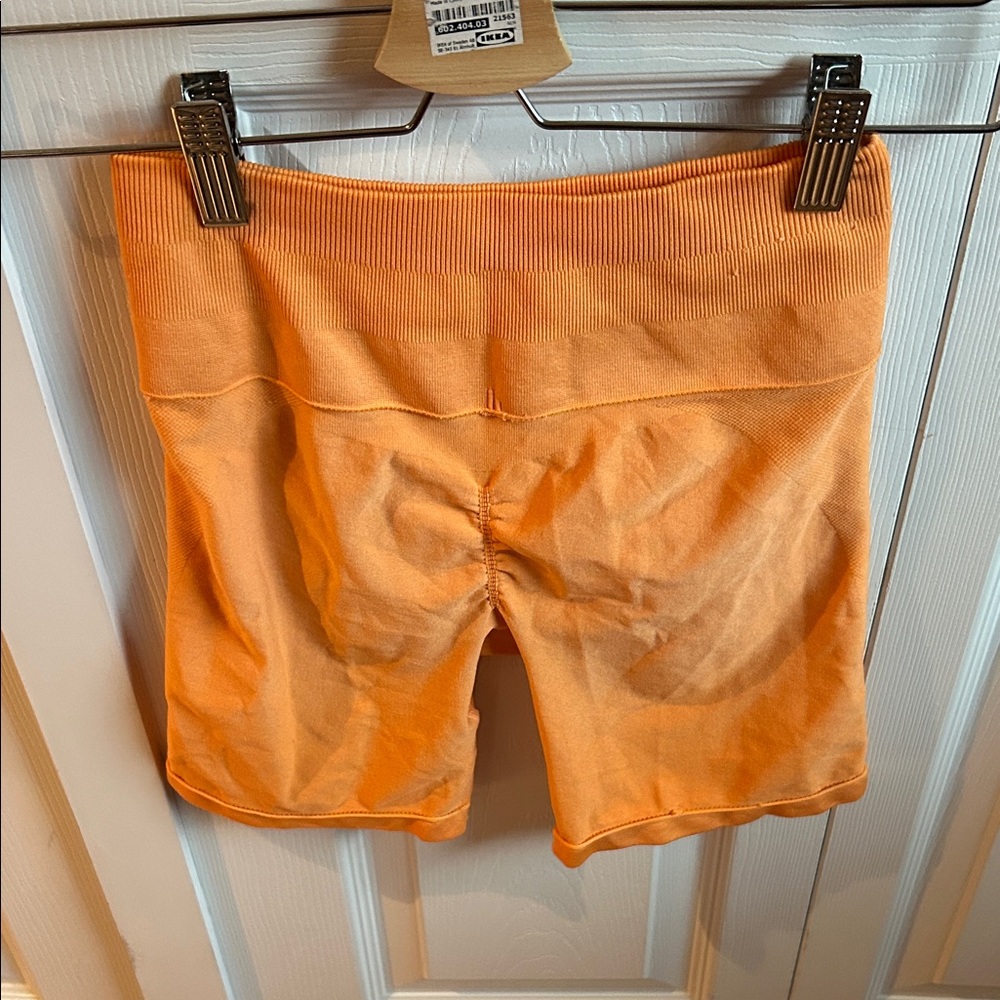 Aurola Orange Women's Bike Shorts